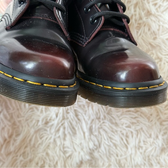 Dr. Martens 1460 Smooth Leather Boots Cherry Red Size 5 US Women / EU 36 - Picture 5 of 8